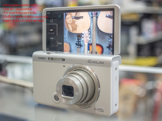 กล้องฟรุ้งฟริ้ง Casio EX-ZR55 16 ล้าน สีเงิน มีที่ชาร์ท เมม 16G สภาพใหม่