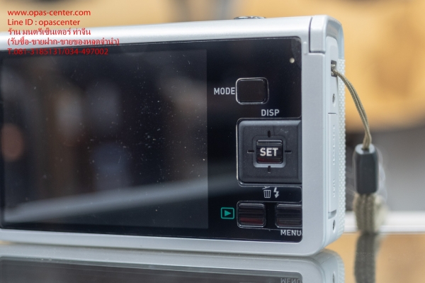 กล้องฟรุ้งฟริ้ง Casio EX-ZR55 16 ล้าน สีเงิน มีที่ชาร์ท เมม 16G สภาพใหม่