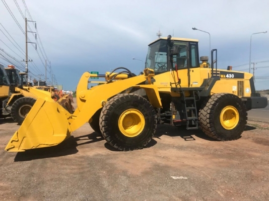 ขายรถตักล้อยาง KOMATSU WA430-5 นำเข้าเองจากญี่ปุ่น สภาพสวยพร้อมใช้ มีVDOการทำงานครับ