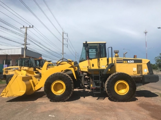 ขายรถตักล้อยาง KOMATSU WA430-5 นำเข้าเองจากญี่ปุ่น สภาพสวยพร้อมใช้ มีVDOการทำงานครับ