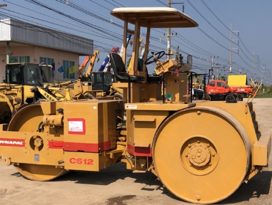 ขายรถบด 3 ล้อ DYNAPAC CS12 นำเข้าเองจากญี่ปุ่น สภาพสวยพร้อมใช้ มีVDOการทำงานครับ
