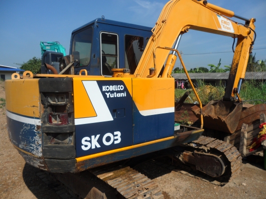KOBELCO SK03 (เท่าขนาด60) ช่วงล่างสวย เอวแน่นราคา 450,000 บาท 081-989-1989 หรั่งครับ
