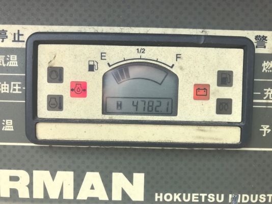 ปั๊มลม 7 บาร์ Airman PDS100S-5B2 ปี2006 4782ชม.