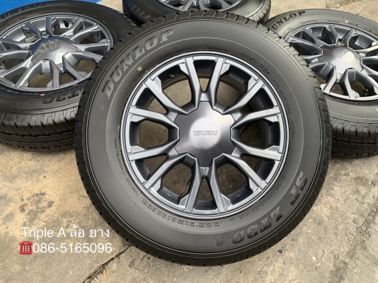 ล้อแม็กป้ายแดง ISUZU X-Series ขอบ 16 รุ่นใหม่ล่าสุด พร้อมยางป้ายแดง 215-70-16 Dunlop ปี 19 สวยกริ๊บๆ