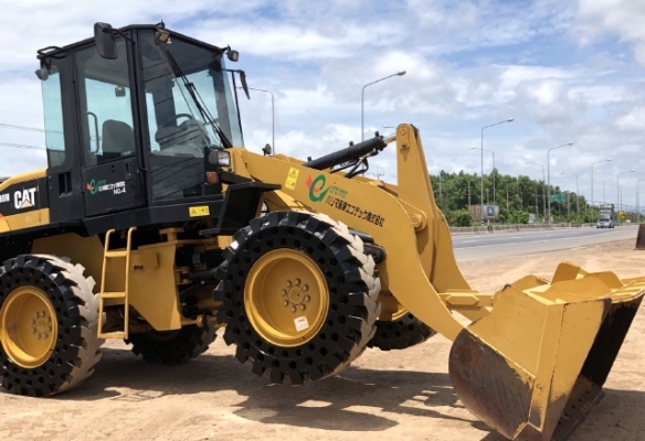 ขายรถตักล้อยาง CAT 910H นำเข้าเองจากญี่ปุ่น สภาพสวยพร้อมใช้ มีVDOการทำงานครับ