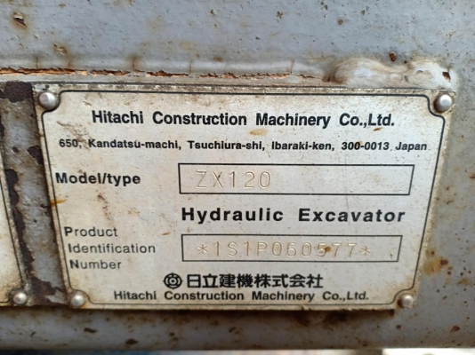 มาใหม่จ้า..HITACHI ZX120-1 เก่านอกแท้  เดิมๆๆ สภาพสวย 7,xxx ชั่วโมง พร้อมใช้ โทร 089-3818694 จ๊อย