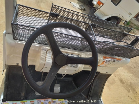 ขายรถกอล์ฟไฟฟ้ายี่ห้อ Hitachi แบบ 4 ที่นั่ง รถเก่านอก สภาพพร้อมใข้งาน ทำงานด้วยระบบไฟฟ้าขับเคลื่อน พร้อมที่ชาร์จในตัว