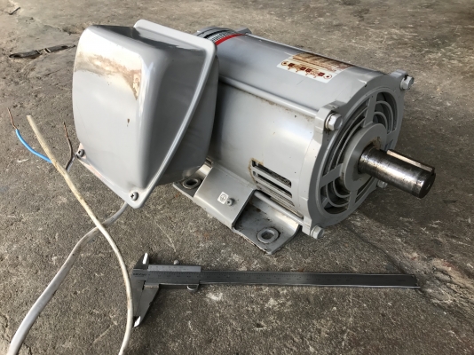 ขายมอเตอร์ไฟฟ้า Mitsubishi 2HP. 1450RPM. 220V ไฟบ้าน สภาพสวยเดิมๆ หมุนนิ่ม พร้อมใช้งาน