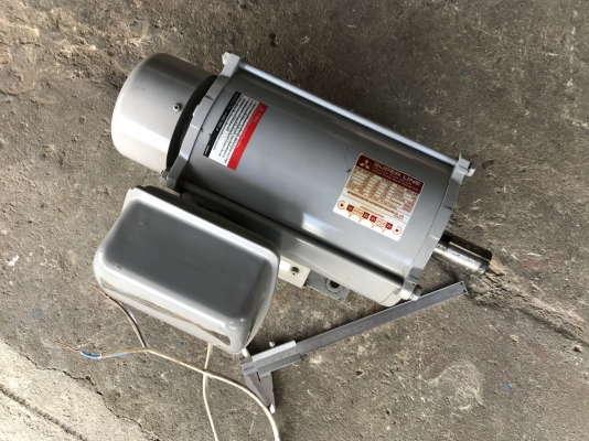 ขายมอเตอร์ไฟฟ้า Mitsubishi 2HP. 1450RPM. 220V ไฟบ้าน สภาพสวยเดิมๆ หมุนนิ่ม พร้อมใช้งาน