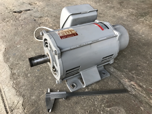 ขายมอเตอร์ไฟฟ้า Mitsubishi 2HP. 1450RPM. 220V ไฟบ้าน สภาพสวยเดิมๆ หมุนนิ่ม พร้อมใช้งาน