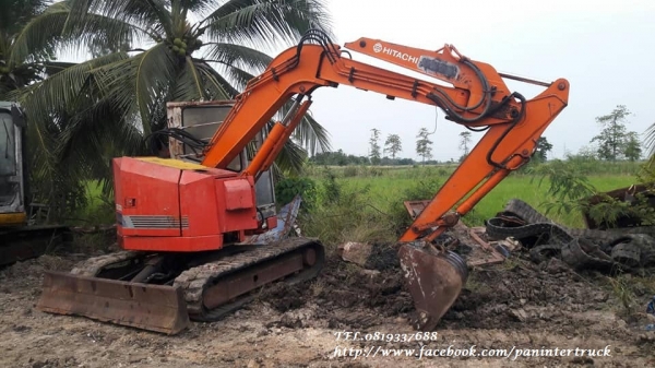 SALE**สินค้าเก่านอก ขายถูกด่วนๆรถขุด MINI. EXCAVATOR HITACHI- EX50URG ,คอนโทรลน้ำมัน ,ปั๊มนิ้ว,แทรคยาง