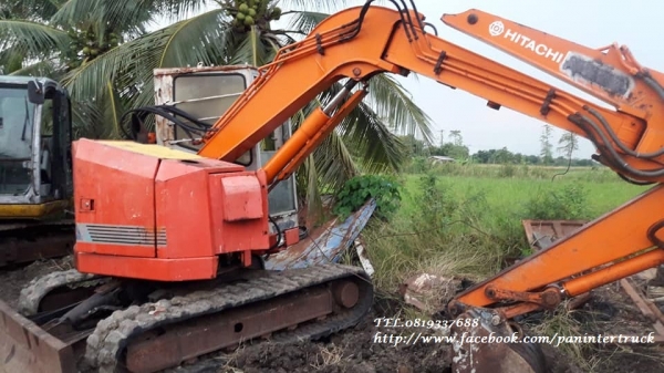 SALE**สินค้าเก่านอก ขายถูกด่วนๆรถขุด MINI. EXCAVATOR HITACHI- EX50URG ,คอนโทรลน้ำมัน ,ปั๊มนิ้ว,แทรคยาง