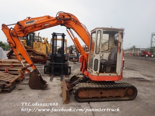 SALE**สินค้าเก่านอก ขายถูกด่วนๆรถขุด MINI. EXCAVATOR HITACHI- EX50URG ,คอนโทรลน้ำมัน ,ปั๊มนิ้ว,แทรคยาง
