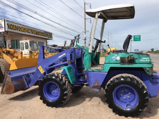 ขายรถตักล้อยาง KOMATSU WA40-3E นำเข้าเองจากญี่ปุ่น สภาพสวยพร้อมใช้ มีVDOการทำงานครับ