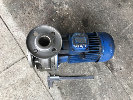 ขายปั๊มน้ำหอยโข่งหัวปั๊มสแตนเลส Ebara 3HP. 380V made in Italy ขนาดเข้า 2.5นิ้ว ออก 1.5นิ้ว สภาพสวยเดิมๆ หมุนนิ่ม พร้อมใช้งาน ราคา 7,500 บาท