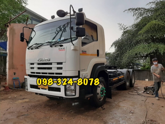 Isuzu 360 แรง ปี 59 สิบล้อหัวลาก รถสวยเดิมทุกจุด ไมล์สองแสน ยางดี พร้อมใช้งาน