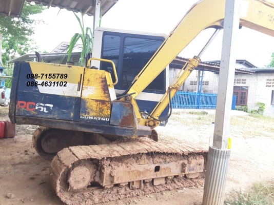 ขาย!! &gt;&gt;&gt; Komatsu Pc60 รุ่น 6 พร้อมใช้งาน เอกสารใบซื้อขาย &lt;&lt;&lt; เบอร์ติดต่อ 098-7155789 086-4631102