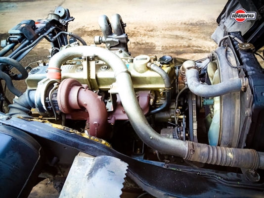 หัวเก๋ง FUSO 627 พร้อมเครื่อง 6D16 Turbo intercooler EURO2 มือสองญี่ปุ่น