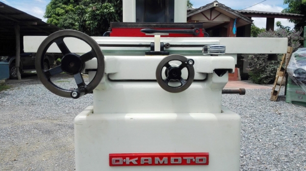 เครื่องเจียรราบญี่ปุ่น OKAMOTO JAPAN Model OMA-350 ขนาด 150x350 หินเบิกใส่ให้ใหม่ ระบบแมนวลใช้งานง่า