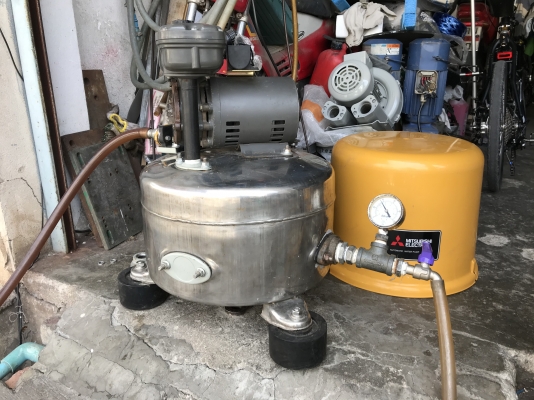 ขายปั๊มน้ำอัตโนมัติ Mitsubishi 200W ถังสแตนเลส สภาพดี หมุนนิ่ม ตรวจเช็คแรงดันเรียบร้อย ไม่มีรั่วซึม พร้อมใช้งาน ราคา 2,800 บาทพร้อมส่งครับ