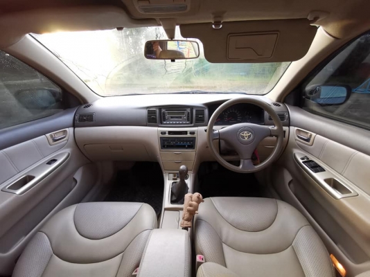 Toyota altis 1.6 mt ชุดแต่งรอบคัน​ สุดหล่อราคา 128,000 บาท ดาวน์ 3,000 บาท​ ผ่อนเดือนละ​ 2,xxx​ บาท 