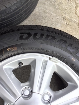 ขายล้ออีซูซุ+บริสโตน.215/70/15ปี19 ถอดป้ายแดง โทร0879050181.ส่งได้ครับ ขายล้ออีซูซุ+บริสโตน.215/70/15ปี19 ถอดป้ายแดง โทร0879050181.ส่งได้ครับ