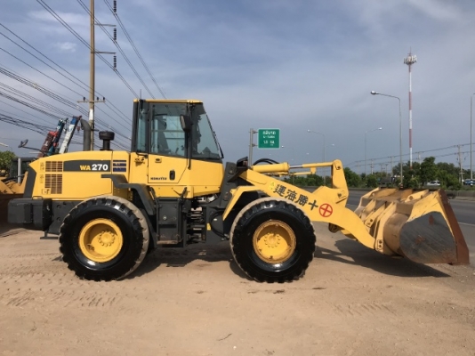 ขายรถตักล้อยาง KOMATSU WA270-6 แขนยาวพิเศษ นำเข้าเองจากญี่ปุ่น สภาพสวยพร้อมใช้งาน มีVDOการทำงานครับ