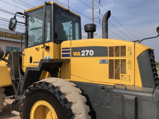 ขายรถตักล้อยาง KOMATSU WA270-6 แขนยาวพิเศษ นำเข้าเองจากญี่ปุ่น สภาพสวยพร้อมใช้งาน มีVDOการทำงานครับ