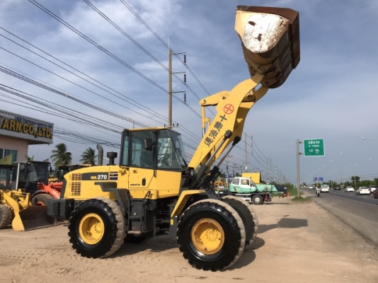 ขายรถตักล้อยาง KOMATSU WA270-6 แขนยาวพิเศษ นำเข้าเองจากญี่ปุ่น สภาพสวยพร้อมใช้งาน มีVDOการทำงานครับ