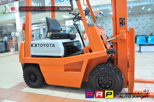 ขายรถโฟล์คลิฟท์มือสอง TOYOTA รุ่น 4FGL15-46396 นำเข้าจากประเทศญี่ปุ่น 100\% ไม่เคยใช้งานในไทย
