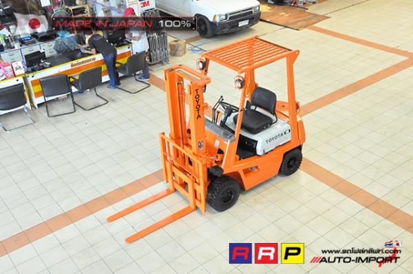 ขายรถโฟล์คลิฟท์มือสอง TOYOTA รุ่น 4FGL15-46396 นำเข้าจากประเทศญี่ปุ่น 100\% ไม่เคยใช้งานในไทย
