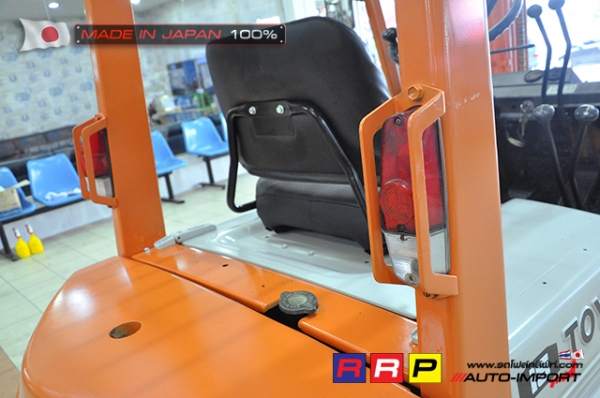 ขายรถโฟล์คลิฟท์มือสอง TOYOTA รุ่น 4FGL15-46396 นำเข้าจากประเทศญี่ปุ่น 100\% ไม่เคยใช้งานในไทย