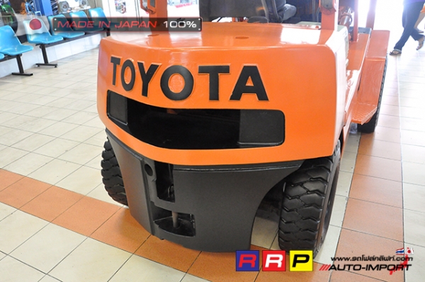 ขายรถโฟล์คลิฟท์มือสอง TOYOTA รุ่น 4FG25-21140 นำเข้าจากประเทศญี่ปุ่น 100\% ไม่เคยใช้งานในไทย
