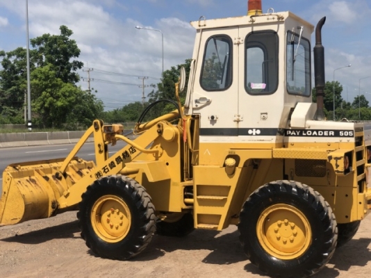 ขายรถตักล้อยาง KOMATSU 505 (เทียบเท่า WA70) (1,XXX ชั่วโมง) นำเข้าเองจากญี่ปุ่น สภาพสวยพร้อม  มีVDOการทำงานครับ