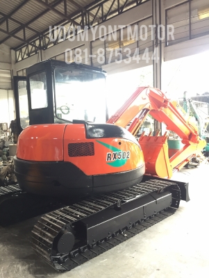 ขาย รถขุด KUBOTA รุ่น RX502 มือสองญี่ปุ่น (หัวเก๋ง) แทรกเหล็ก  สลัก บูทเอวแน่น 100\% สวยพร้อมใช้งาน มือถือ 0818753444  สอบถามเพิ่มเติมตามได้ที่  http://line.me/ti/p/mFkzr50JVd  อุดมยนต์มอเตอร์ สอบถามเพิ่มเติมตามได้ที่ http://line.me/ti/p/mFkzr50JVd