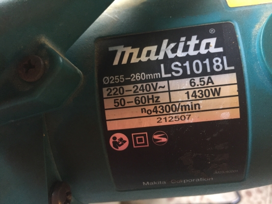 ขายเลื่อยตัดองศาสไลด์ MAKITA มือสองสวยๆครับ ขายเลื่อยตัดองศาสไลด์ MAKITA มือสองสวยๆครับ