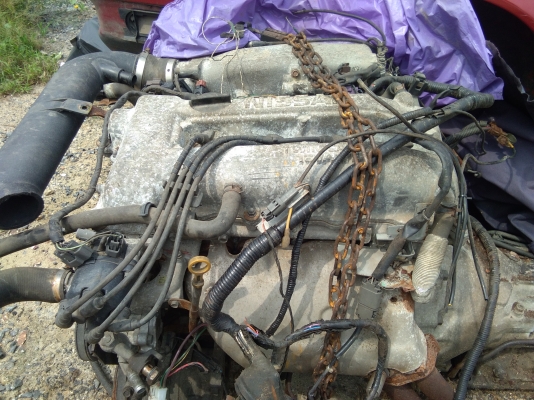 ขายเครื่องยนต์นิสสัน SR20ฝาขาวหลังหัก