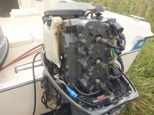 ขายเรือ yamaha f17 เก่าญี่ปุ่น yamaha 50 hp 2t