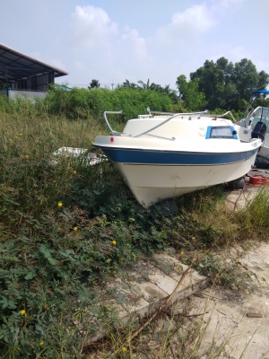 ขายเรือ yamaha f17 เก่าญี่ปุ่น yamaha 50 hp 2t