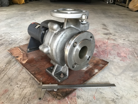 ขายหัวปั๊มน้ำหอยโข่งสแตนเลส 316L Nikuni ขนาดเข้า 2นิ้ว ออก 1.5นิ้ว สภาพใหม่มาก สามารถใช้กับงานน้ำมัน และทนน้ำร้อนได้ดี ราคา 4,200 บาท