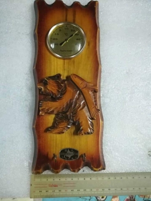 180 บ.ส่งถึงบ้านฟรี โทร 083-2000058 LINE ID: line832923 เครื่องวัดอุณหภูมิ เป็นแบบ แขวนติดผนังกรอบไม้ ช่วงการวัดอุณหภูมิ -30 ถึง 50 Cํ