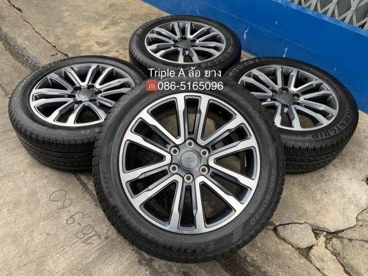 ล้อแม็ก Ford Everest ขอบ 20 รุ่นใหม่ล่าสุด พร้อมยาง 265-50-20 GoodYear ปลายปี 18 สภาพน้องๆป้ายแดง
