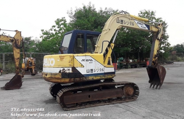 SALE**สินค้าเก่านอก ขายถูกด่วนๆ รถขุด HYD. EXCAVATOR KOBELCO SK60-1 (มาร์คทรี) เครื่องยนต์ ISUZU -4JB1 ,4สูบ , คอนโทรล(สั้น)น้ำมัน , ปั๊มนิ้ว , แทรคเหล็ก, มีเก๋ง ,มีลายไปป์ปิ้ง (ลายหัวเจาะ) สินค้าเก่านอก ขายตามสภาพเดิมๆ* , ยังไม่เคยผ่านการใช้งานในเมือง SALE**สินค้าเก่านอก ขายถูกด่วนๆ รถขุด HYD. EXCAVATOR KOBELCO SK60-1 (มาร์คทรี) เครื่องยนต์ ISUZU -4JB1 ,4สูบ , คอนโทรล(สั้น)น้ำมัน , ปั๊มนิ้ว , แทรคเหล็ก, มีเก๋ง ,มีลายไปป์ปิ้ง (ลายหัวเจาะ) สินค้าเก่านอก ขายตามสภาพเดิมๆ* , ยังไม่เคยผ่านการใช้งานในเมือง