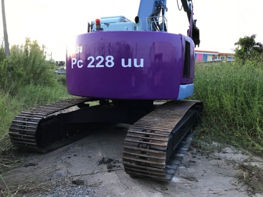 komatsu pc228uu-1สภาพดีเก่าญี่ปุ่นมีใบอินวอยไม่เคยใช้ในไทย
