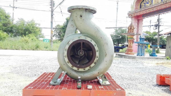 หัวปั้มน้ำหอยโข่งญี่ปุ่นลงตู้ Made in JAPAN ขนาดท่อ 12&rdquo;- 10&rdquo; ใบพัดทองเหลือง H : 33 m / Q : 10400 l/m ใช้กับมอเตอร์ 125 HP