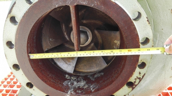 หัวปั้มน้ำหอยโข่งญี่ปุ่นลงตู้ Made in JAPAN ขนาดท่อ 12”- 10” ใบพัดทองเหลือง H : 33 m / Q : 10400 l/m ใช้กับมอเตอร์ 125 HP หัวปั้มน้ำหอยโข่งญี่ปุ่นลงตู้ Made in JAPAN ขนาดท่อ 12”- 10” ใบพัดทองเหลือง H : 33 m / Q : 10400 l/m ใช้กับมอเตอร์ 125 HP