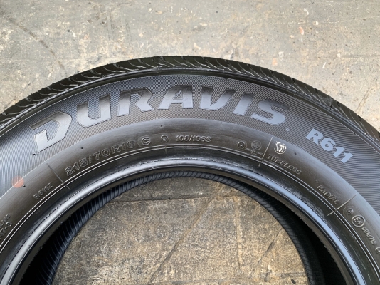 ยางใหม่ป้ายแดง 215-70-16 Bridgestone ปี 19 ตุ่มอลัง เส้นสีจัดจ้าน ยางใหม่ป้ายแดง 215-70-16 Bridgestone ปี 19 ตุ่มอลัง เส้นสีจัดจ้าน