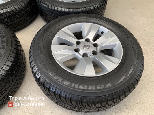 ล้อแม็ก Toyota Revo ขอบ 17 พร้อมยาง 265-65-17 Yokohama ปี 15 ล้อแม็ก Toyota Revo ขอบ 17 พร้อมยาง 265-65-17 Yokohama ปี 15