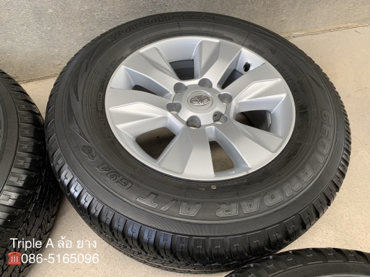 ล้อแม็ก Toyota Revo ขอบ 17 พร้อมยาง 265-65-17 Yokohama ปี 15 ล้อแม็ก Toyota Revo ขอบ 17 พร้อมยาง 265-65-17 Yokohama ปี 15