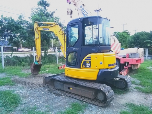แบคโฮ 5 ตัน  KOMATSU PC50MR-2 เก่าญี่ปุ่นแท้ๆ